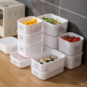 冰箱保鲜盒食品级真空，冷冻收纳盒微波炉专用饭盒加热便当盒水果盒