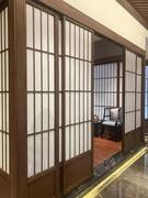 新中式屏风隔断实木花格门窗，客厅现代简约入户玄关日式镂空木格栅