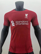 利物浦主场红色短袖修身球衣男上衣，2223足球服定制印号运动新队服(新队服)