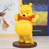 小熊维尼踢脚手办人偶摆件生日蛋糕，玩具礼物模型，winniethepooh