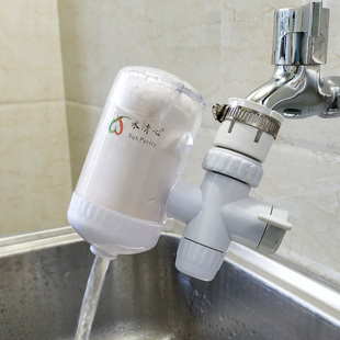 水龙头滤嘴自来水过滤器家用可反复清洗菜盆厨房水龙头净水器滤芯