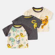 婴儿衣服休闲短袖t恤韩版夏装，男童3岁幼，儿女宝宝儿童小童上衣