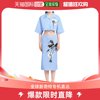 99新未使用香港直邮PRADAPrada 女士天蓝色棉质短袖衬衫 P459
