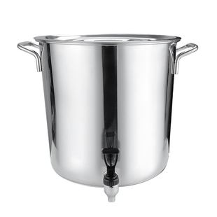 加厚304不锈钢饮水桶带龙头，的储水桶冷水壶，大容量开水凉茶桶带盖