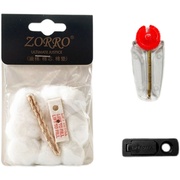 打火机棉花省油垫zippo佐罗zorro专用内胆脱脂棉花橡胶省油垫配件