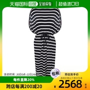 香港直邮Mm6 Maison Margiela 黑色条纹连衣裙 S52CT0400S16613