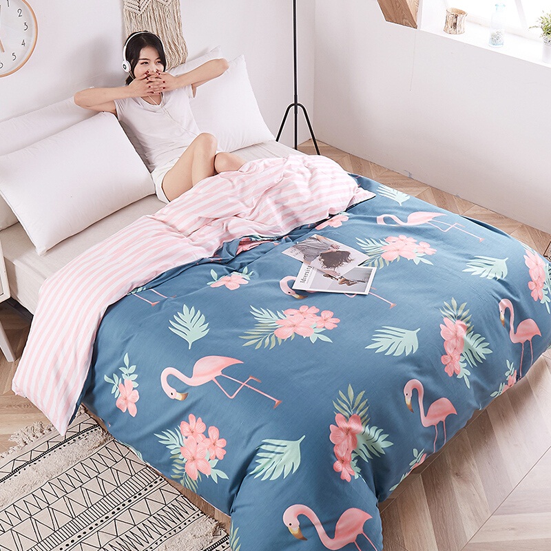 套家紡 純棉罩 雙人舒適加大5全棉罩 單件 火烈鳥 220*240cm在類目 牀上用品, 被套中 - 來自Buy2taobao.com提供專業的淘寶代購服務