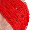 红线绳挂玉佩的掉坠绳脖子，穿玉挂件红黑色男女生手工编织细线