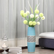 落地花瓶摆件欧式客厅卧室简约白色现代电视柜装饰大花瓶家装干花