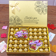 德芙巧克力礼盒装新年情人节礼物送女生男友儿童孩子生日糖果零食