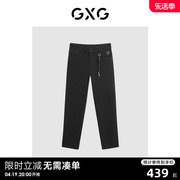 gxg男装商场，同款新年系列黑色潮流牛仔裤，24春季gfx10500691