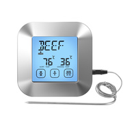 带计时器报警电子数显煮糖烘焙烧烤温度计厨房触摸屏食品温度计