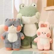 毛绒玩具兔子抱枕猫咪公仔小熊，玩偶狗布娃娃，青蛙动物柴犬礼物