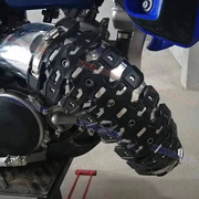 越野摩托车排气盖管防烫硅胶隔热保护罩金吉拉300前后段改装通用