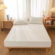 母婴级原棉夹棉抑笠1.5m1.8大豆尘菌填充绗缝床套四季防床罩2.0米