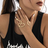 小码金属蛇形手镯女欧美2024夏轻奢小众设计网红个性气质手饰品