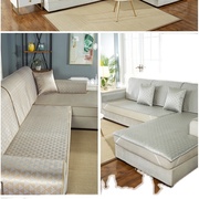 冰藤夏季凉席夏天款，沙发垫冰丝防滑通用布艺现代简约客厅坐垫