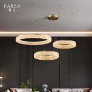 帕莎全铜轻奢客厅吊灯后现代，设计师别墅餐厅客厅，创意大气树脂吊灯