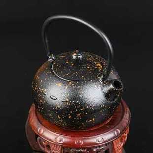 小猪铁壶 铸铁壶 纯手工日本南部铁壶