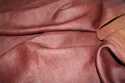 紫檀色红云纱老料纯色古朴红莨30姆米重磅真丝面料服装丝绸布料