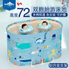 婴儿游泳桶保温家用大号室内免充气双胞胎可折叠新生儿童游泳池