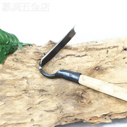 迷你小锄头农具种菜除草锄锻打农用锄弹簧钢小挖锄园林工具小