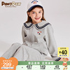PawinPaw卡通小熊童装24年春季女童娃娃领翻领卫衣舒适套装