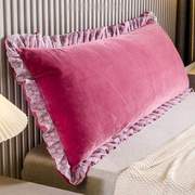 靠垫款靠背时尚枕头靠枕，长长条软包大拆洗粉色床头双人可床上