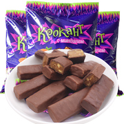 进口kdv俄罗斯紫皮糖果，kpokaht巧克力礼盒零食结婚喜糖果