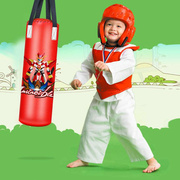 儿童拳击沙袋实心散打沙包吊式家用空心，训练跆拳道成人健身器材