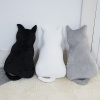 影子猫抱枕背影猫毛绒玩具猫咪公仔小猫靠垫摆件沙发床上陪睡靠枕