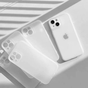 苹果13pro手机壳iphone15的保护套超薄透明磨砂，14promax防手汗不发黄壳12简约高级感女硅胶15pro男潮适用
