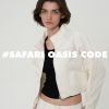 SAFARI OASIS CODE24“加硬牛仔”立体加硬质感白色牛仔外套夹克