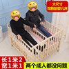 可移动双胞胎婴儿床拼接大床边床，实木宝宝bb双人新生儿童床多功能
