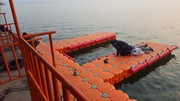 塑料浮筒浮球浮桥，钓鱼平台摩托艇泊位游艇，泊位码头站位水上