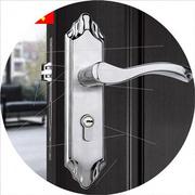 304不锈钢门g锁 室内房门锁 卧室锁 静音执手锁实木 门锁 卫生间r
