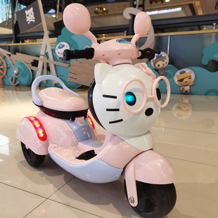 儿童电动车摩托车三轮车可坐人遥控双人1-6岁小孩男女，宝宝玩具车