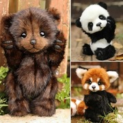 独立站handmadeplushbabybears毛绒小熊，玩偶狗熊浣熊玩具