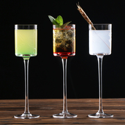 日式木村系列手工水晶高脚鸡尾，酒杯创意个性，日式酒杯古典高脚杯子
