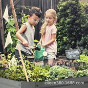 庭园街道镀锌板花圃，花园种植箱种菜箱方形，花圃育苗箱