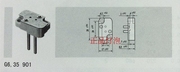 显微镜冷光源灯泡b&w901方形灯头灯座，gx5.3gygz6.35进口
