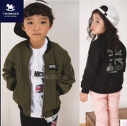 韩国小木马twinkids童装，男女童儿童，薄款防风夹克韩版外套