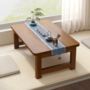 可折飘叠窗小桌子榻榻米桌子窗台日式矮桌炕桌学习桌实木茶几茶桌