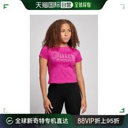 香港直邮潮奢 Juicy Couture 橘滋 女童女孩精致短袖T恤童装