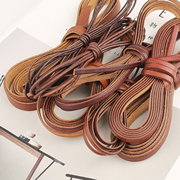 2米复古牛皮绳真皮项链绳 diy手工饰品材料配件圆形方形绳子