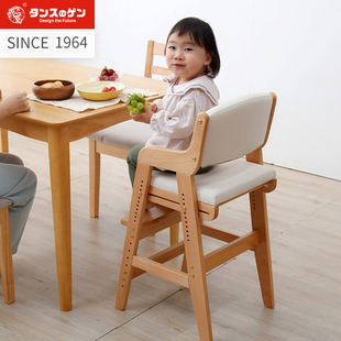gen儿童餐椅实木宝宝餐桌椅，家用学习椅子可升降座椅，吃饭成长椅子