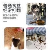 狗碗狗食盆防打翻狗盆不锈钢大号狗饭盆金毛大型犬中型犬宠物用品