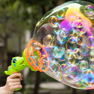 儿童手持泡泡机全自动2024玩具恐龙，宝宝网红女生电动泡中泡
