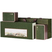 高档茶叶铁罐包装盒红茶毛尖绿茶通用4两半斤装礼盒空盒定制