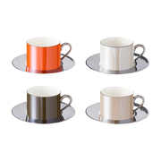 欧式高级感陶瓷精致咖啡杯子碟套装设计感小众拿铁杯英式下午茶具